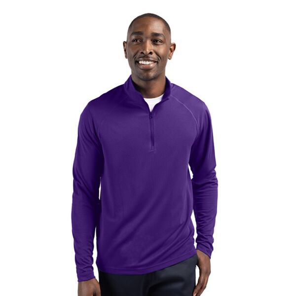 Clique Ice Pique Mens Half Zip Tech Pullover Thumbnail