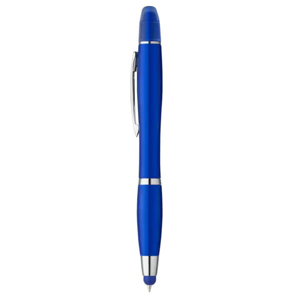 Curvaceous Metallic Stylus Highlighter Pen Thumbnail
