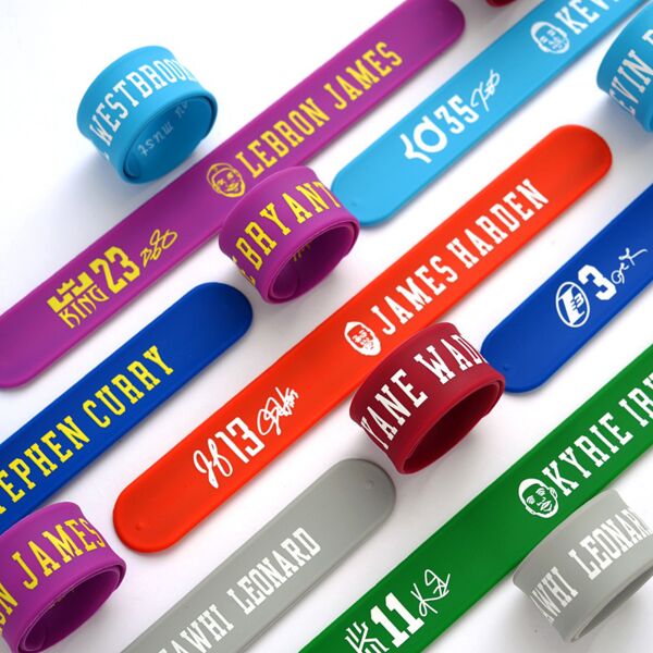 Silicone Slap Bracelet - 1 Color Thumbnail
