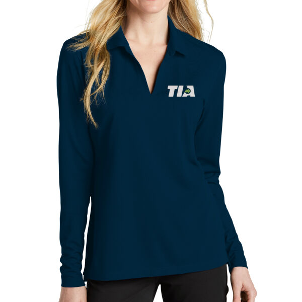  - Women's Dri FIT Micro Pique 2.0 Long Sleeve Polo Thumbnail