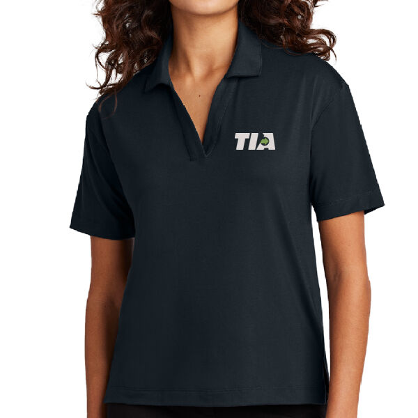   - Women's Stretch Jersey Polo Thumbnail