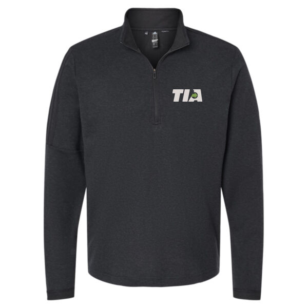   - Men's 3-Stripe Quarter-Zip Sweater Pullover Thumbnail
