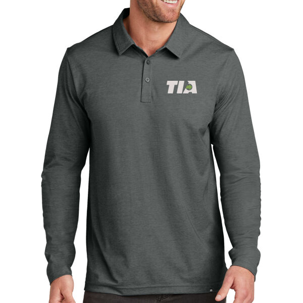   - Oceanside Heather Long Sleeve Polo Thumbnail