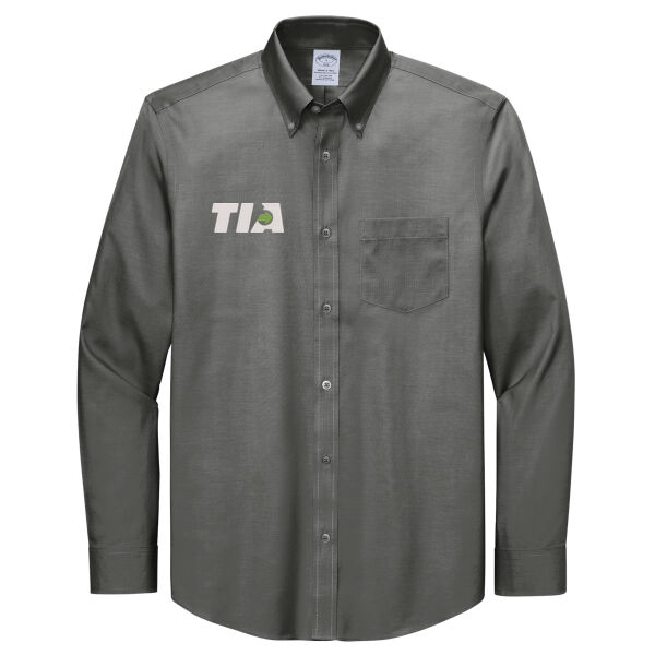   - Tall Wrinkle Free Stretch Pinpoint Shirt Thumbnail