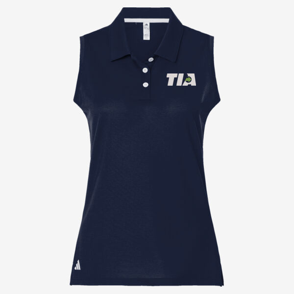   - Women's Ottoman Sleeveless Polo Thumbnail