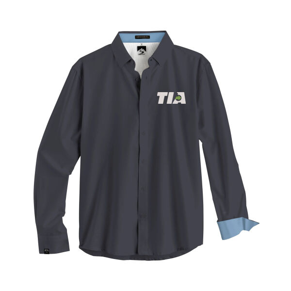   - Men's Influencer 4-Way Stretch Solid Woven Shirt Thumbnail