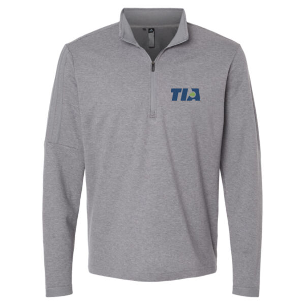   - Men's 3-Stripe Quarter-Zip Sweater Pullover Thumbnail