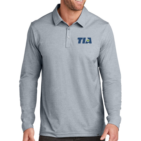   - Oceanside Heather Long Sleeve Polo Thumbnail