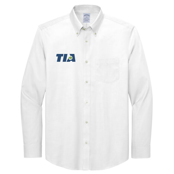   - Tall Wrinkle Free Stretch Pinpoint Shirt Thumbnail