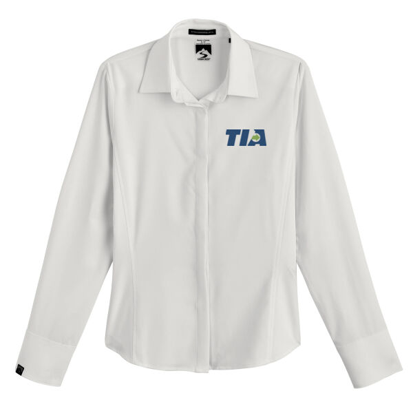   - Women's Executive 4-Way Stretch Solid Button Up Thumbnail