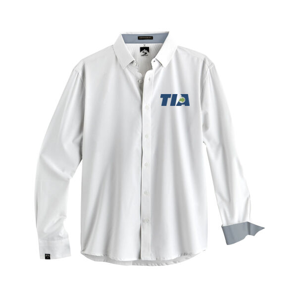   - Men's Influencer 4-Way Stretch Solid Woven Shirt Thumbnail