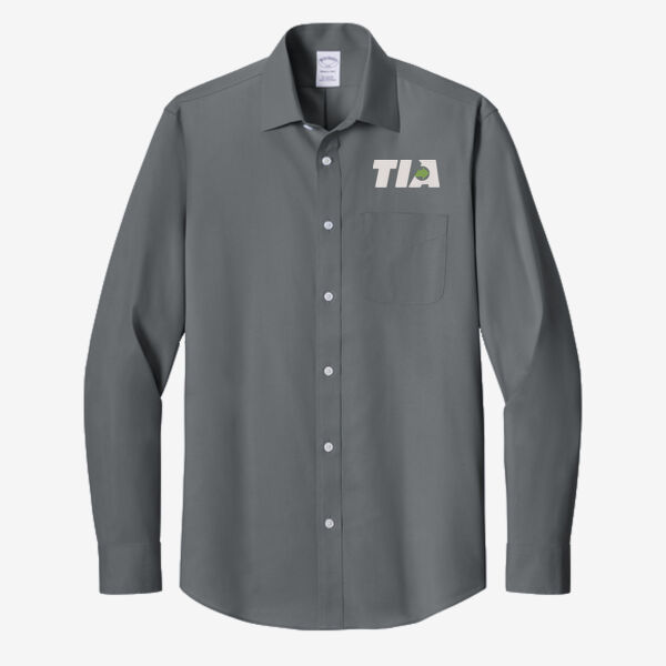   - Wrinkle Free Stretch Pinpoint Spread Collar Shirt Thumbnail