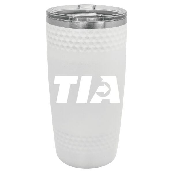   - Golf Tumbler with Dimples and Slider Lid Thumbnail