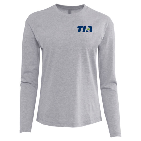   - Women's Cotton Relaxed Long Sleeve T-Shirt Thumbnail