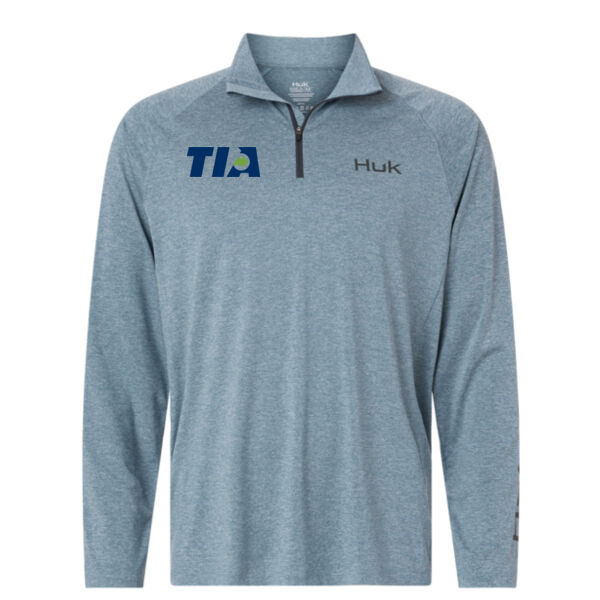   - Men's Airweight Heather Quarter-Zip Pullover Thumbnail