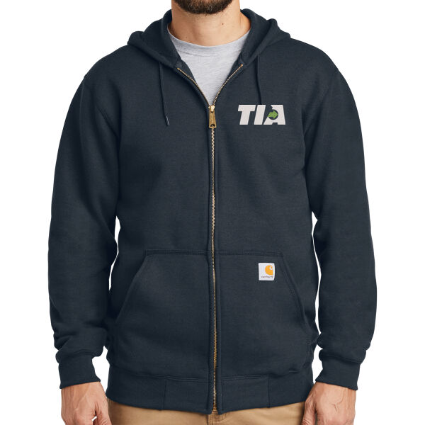   - Midweight Hooded Zip Front Sweatshirt Thumbnail