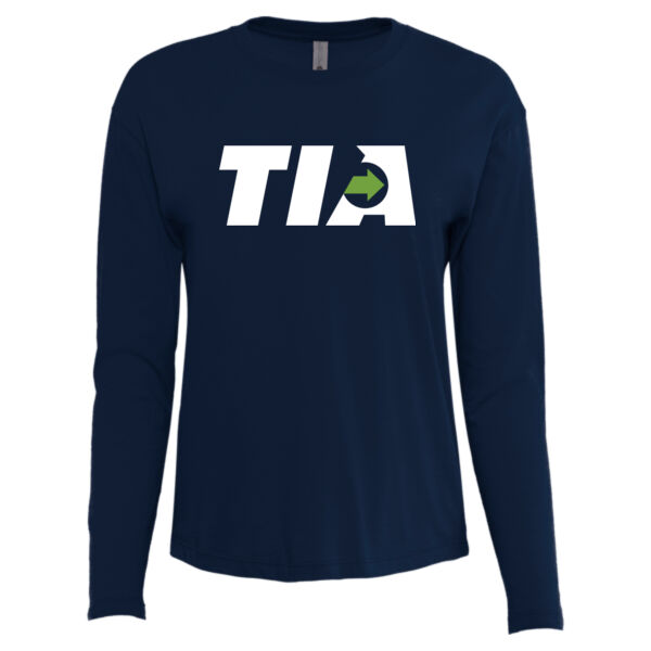   - Women's Cotton Relaxed Long Sleeve T-Shirt Thumbnail