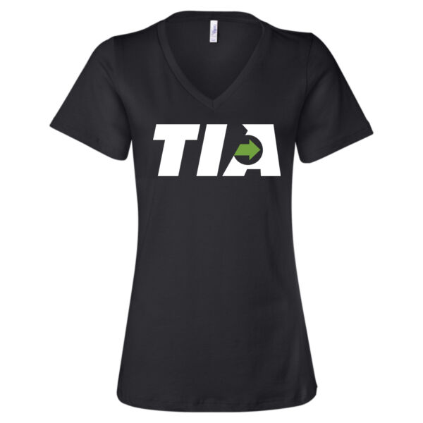   - Women’s Relaxed Jersey V-Neck Tee Thumbnail